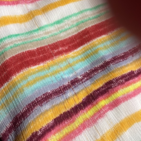 Lily Rose Striped Cold Shoulder Dress - Picture 10 of 10